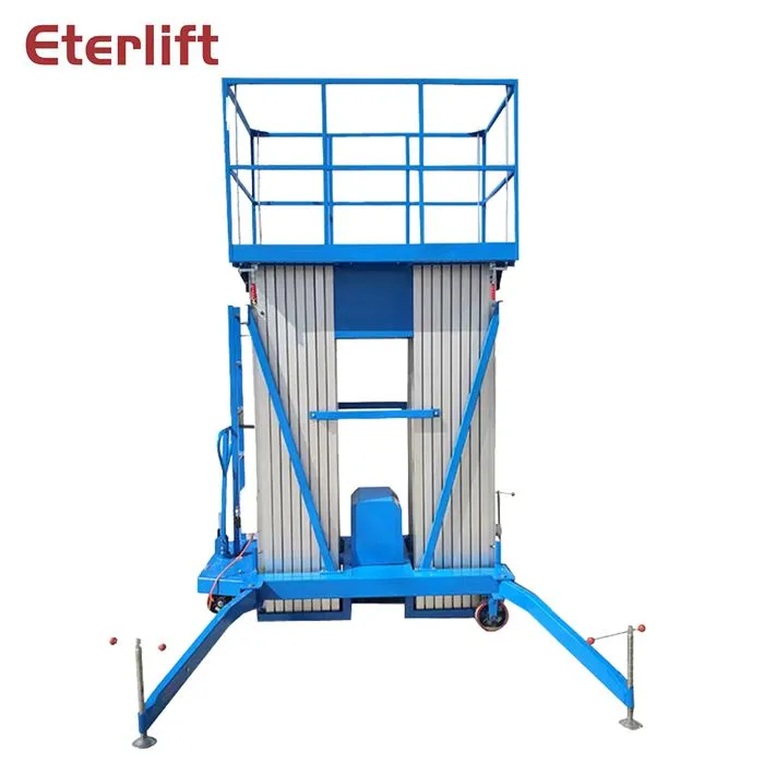 Dual Mast Mobiele Aluminium Lift
