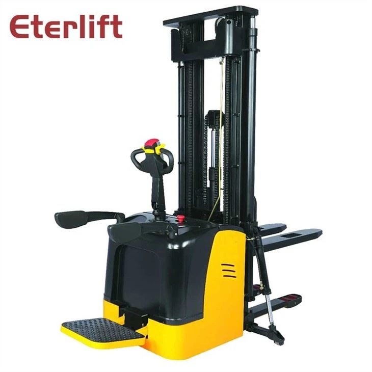 Electric Lift Stacker For Warehouse