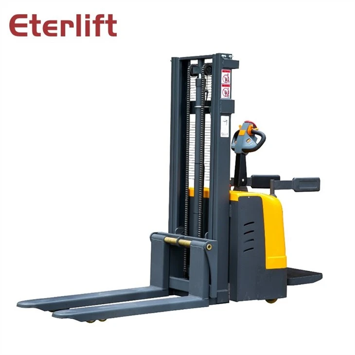 Electric Lift Stacker For Warehouse