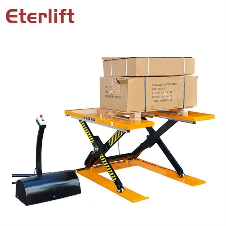 Stationaire hydraulische elektrische schaarheftafels