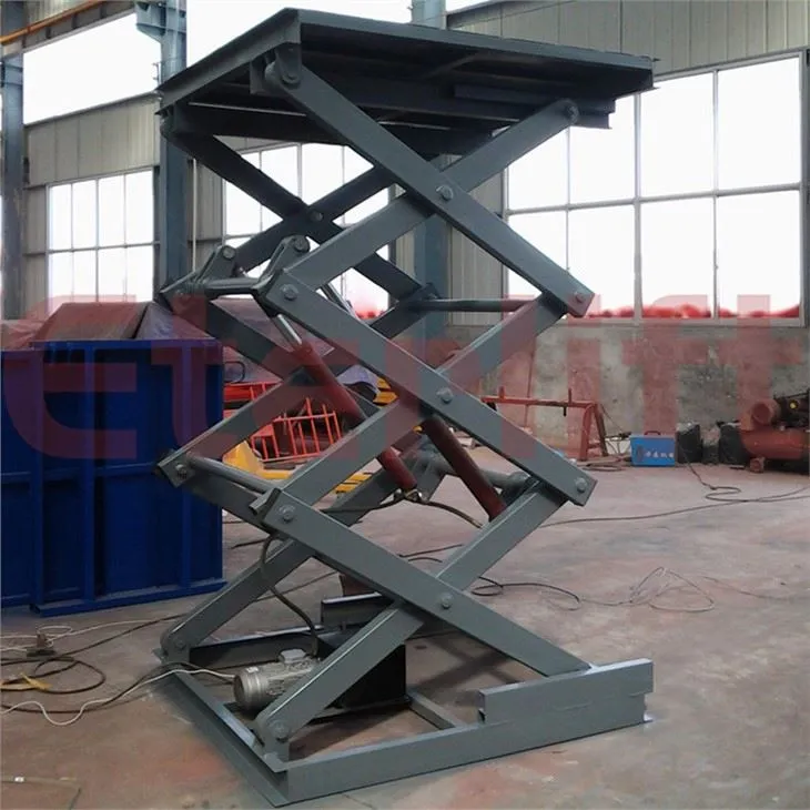 Hydraulische schaarhoogwerker platform 2 ton
