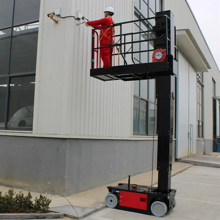 Zelfrijdende verticale masthoogwerker van 8 m-