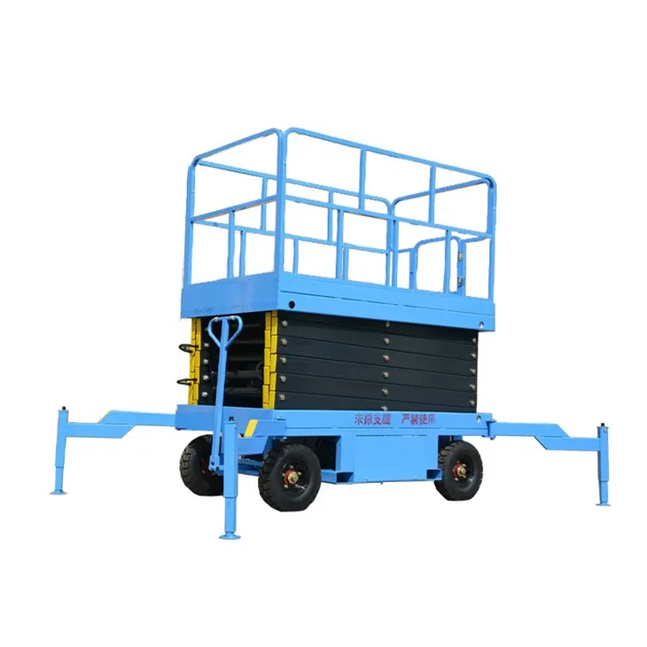 Handmatig beweegbare schaarlift