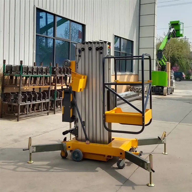 Enkele mast verticale lift