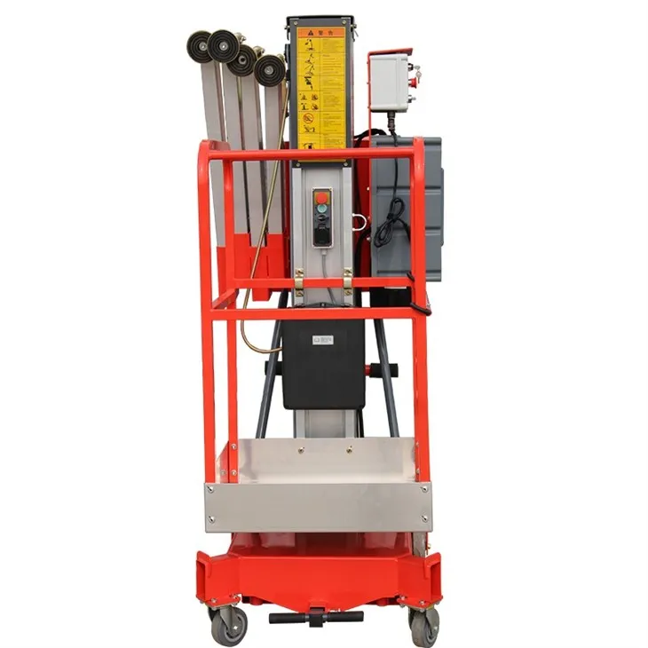 Vertical Mast Lift For Single Man