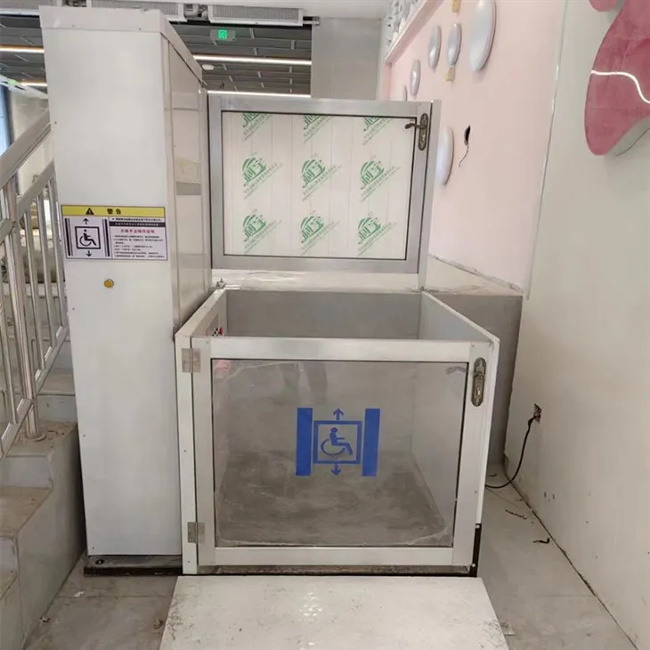 Verticaal platformliften voor rolstoel